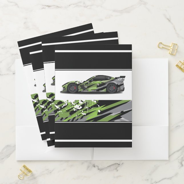Sports Car Pocket Folder (In Situ)