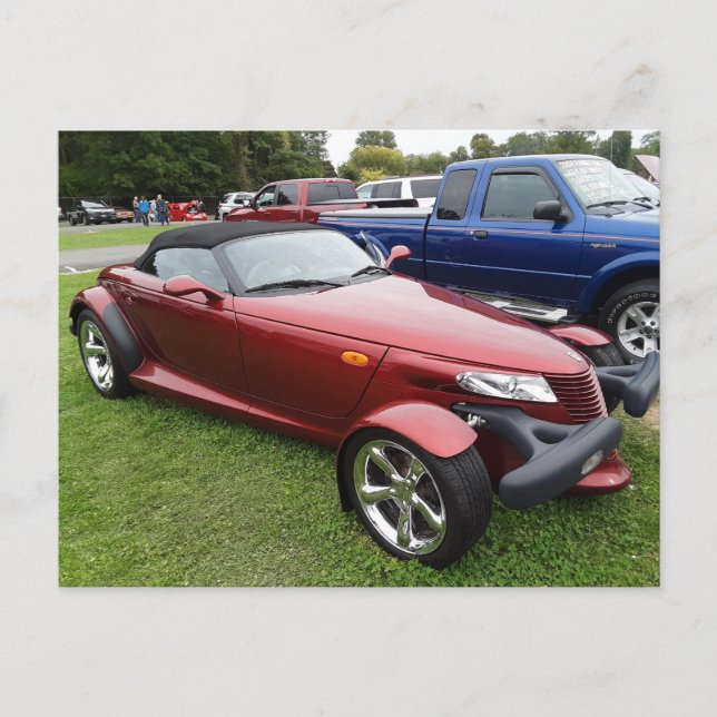 Sports Car Postcard (Front)