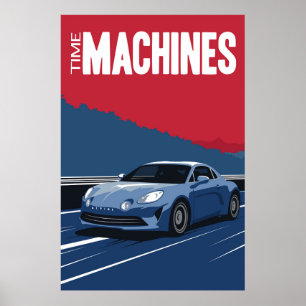 Sports car poster