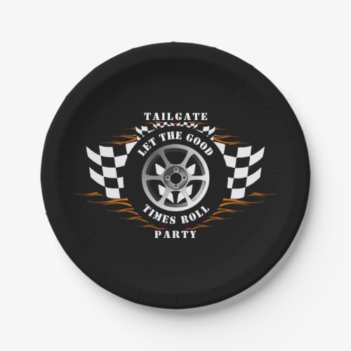 Sports Car Racing Fun Tailgate BBQ Party Supplies  Paper Plates