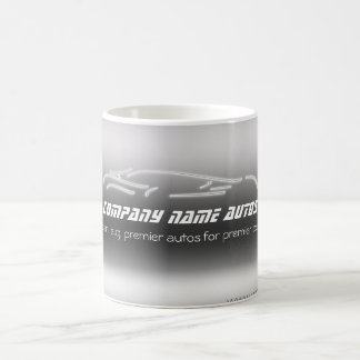 Sports Car Sales and Repairs, line art auto logo Coffee Mug