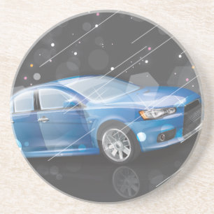 Sports Car Sandstone Coaster