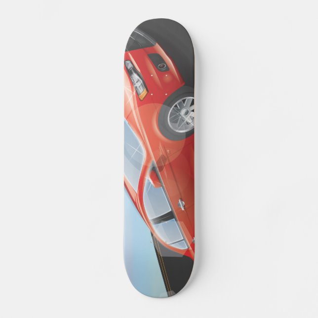 Sports Car Skateboard Deck (Front)
