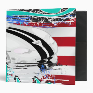 Sports Car - USA 3 Ring Binder