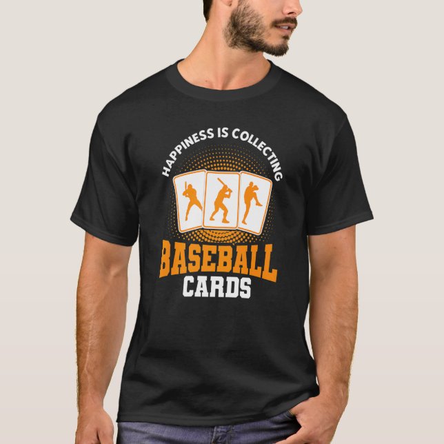 Sports Card Collector  Baseball Card Collecting T-Shirt (Front)