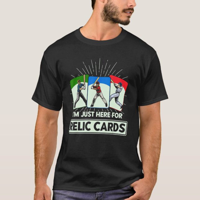 Sports Card Collector  Baseball Card Relic Cards 1 T-Shirt (Front)
