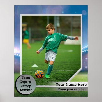 Sports Card Poster by vaughnsuzette at Zazzle