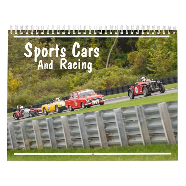 Sports Cars and Racing Calendar (Cover)