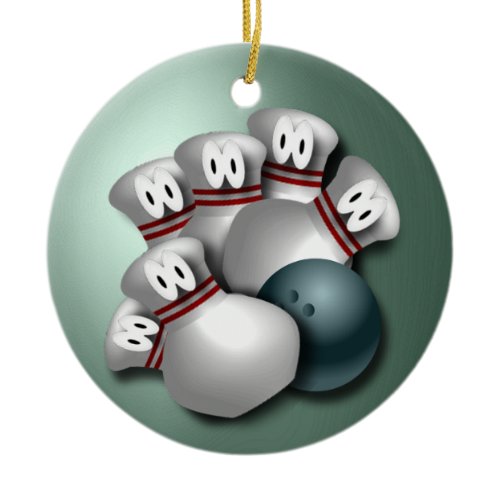 Sports Christmas Ceramic Ornament