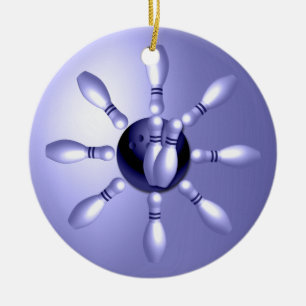 Sports Christmas Ceramic Ornament