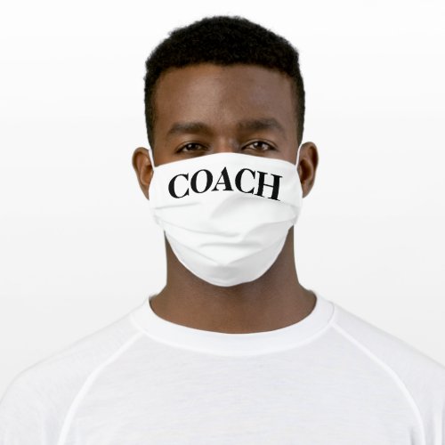 Sports Coach Face Mask