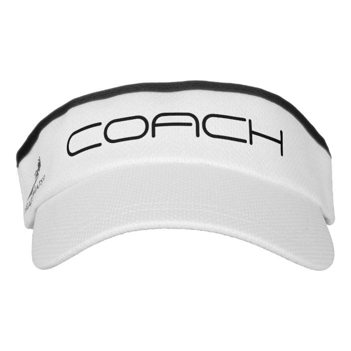 Sports coach sun visor cap