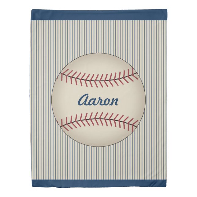 Sports Custom Kids Bedspread Baseball Duvet Cover (Front)