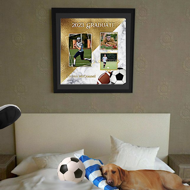 Sports Custom Photo Graduation Memories  Foil Prints (Creator Uploaded)