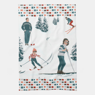 Sports d'Hiver Kitchen Towel