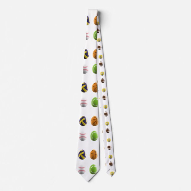 sports easter eggs menswear mens necktie neck tie (Front)
