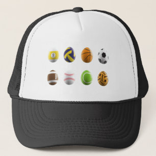 sports easter eggs trucker hat