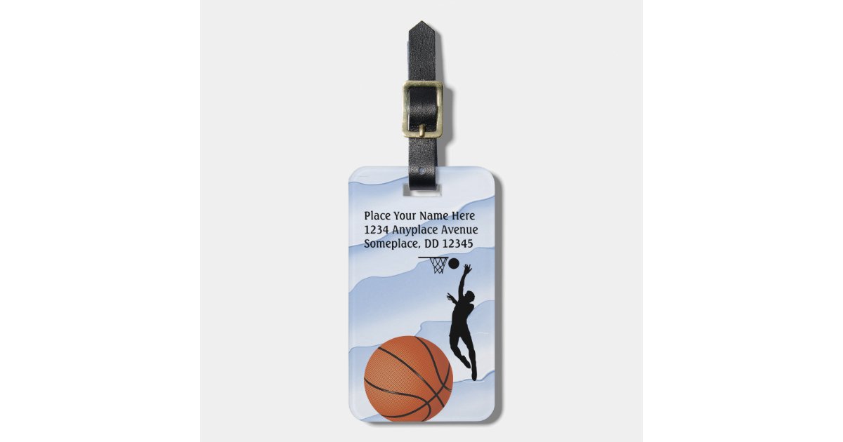 Basketball Luggage Tag