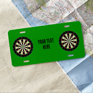 Sports Equipment - Dartboard 1 License Plate