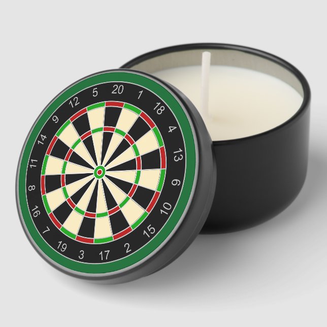 Sports Equipment - Dartboard 1 Mini Candle Favors (Corner)