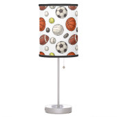 Sports Equipment Pattern Table Lamp (Left)