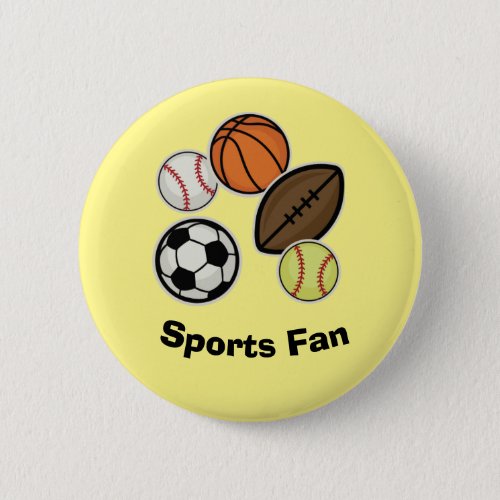Sports Fan Button