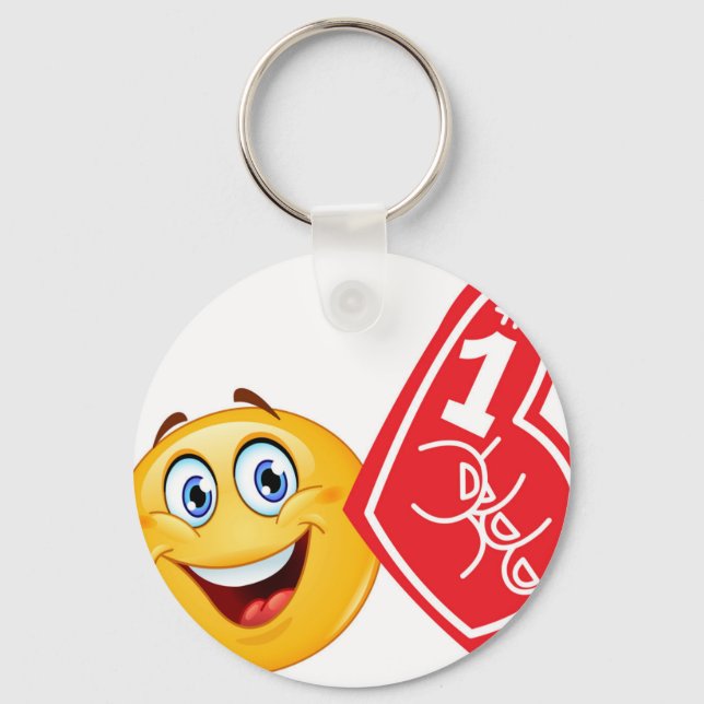 sports fan emoji keychain (Front)