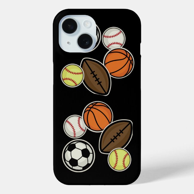 Sports Fan iPhone 15 Case