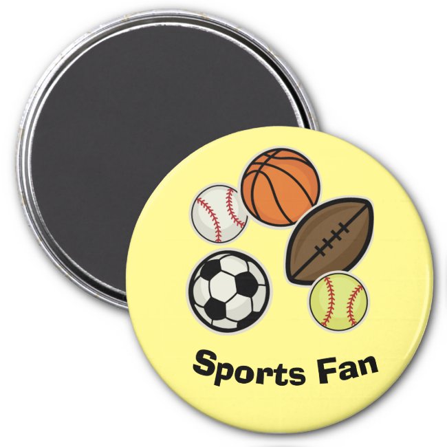Sports Fan Magnet