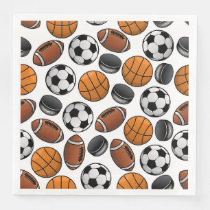 Sports Fan  Paper Dinner Napkins