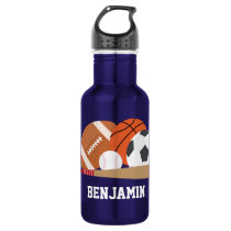 Sports Fan Personalized Stainless Steel Water Bottle Sports Fan Personalized Stainless Steel Water Bottle