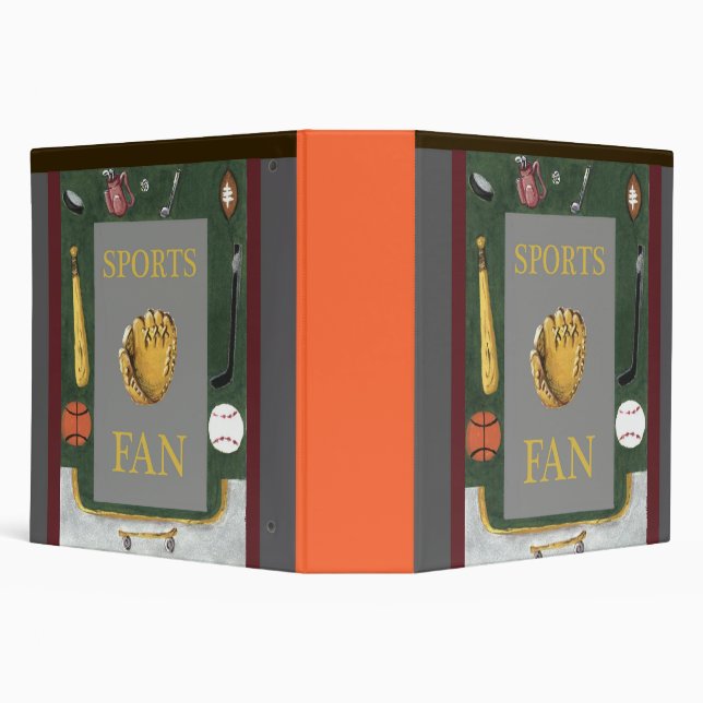 Sports Fan with equipment Binder (Background)