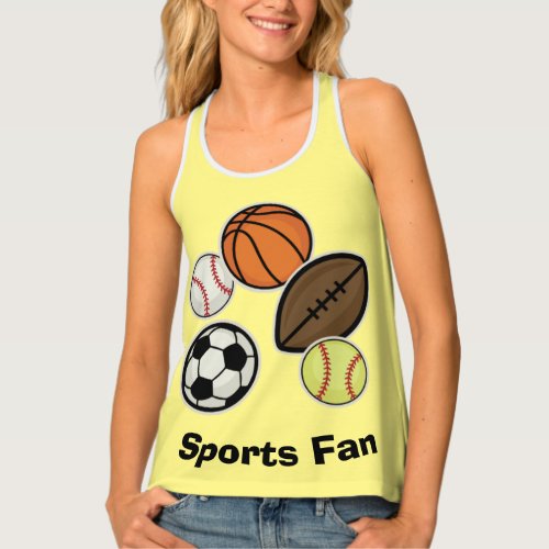 Sports Fan Womens Tank Top