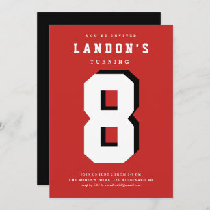 Chicago Bulls Jersey Birthday Invitation Instant Download