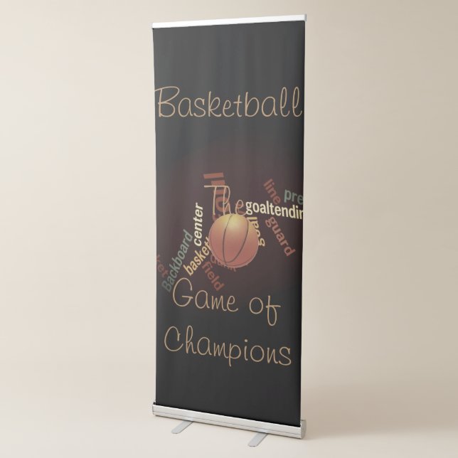 Sports Fanatics Basketball The Game of Champions Retractable Banner (3/4)