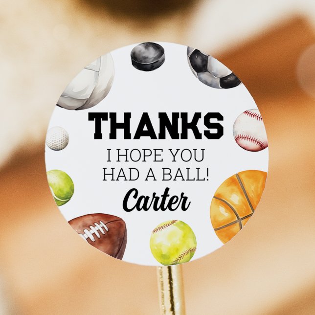 Sports Favor Sticker (Creator Uploaded)