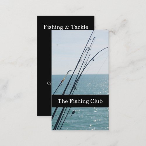 Sports Fishing  Tackle Business Card