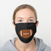 Sports Football Athletic Black Cotton Face Mask (Worn)