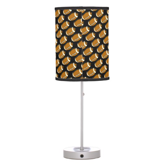 Sports Football Brown and Black Lamp (Back)