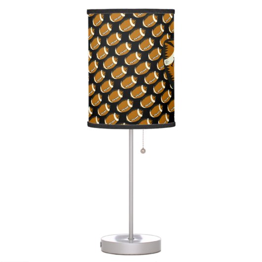 Sports Football Brown and Black Lamp (Left)