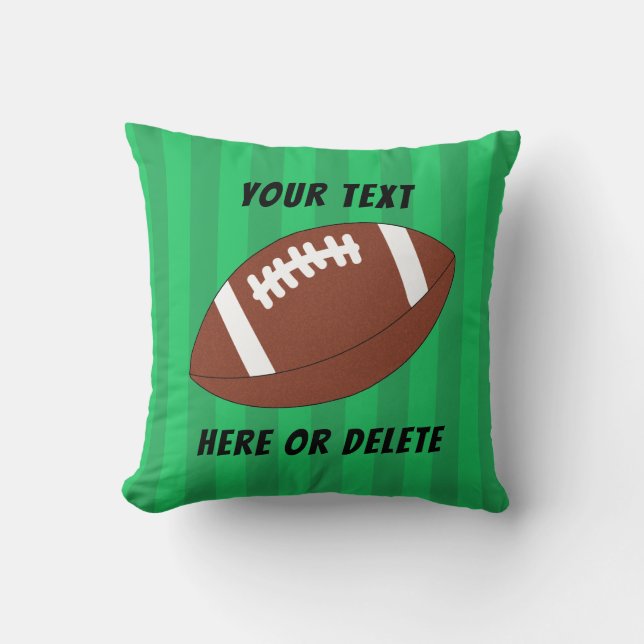 Sports Football Field Custom  Throw Pillow (Front)