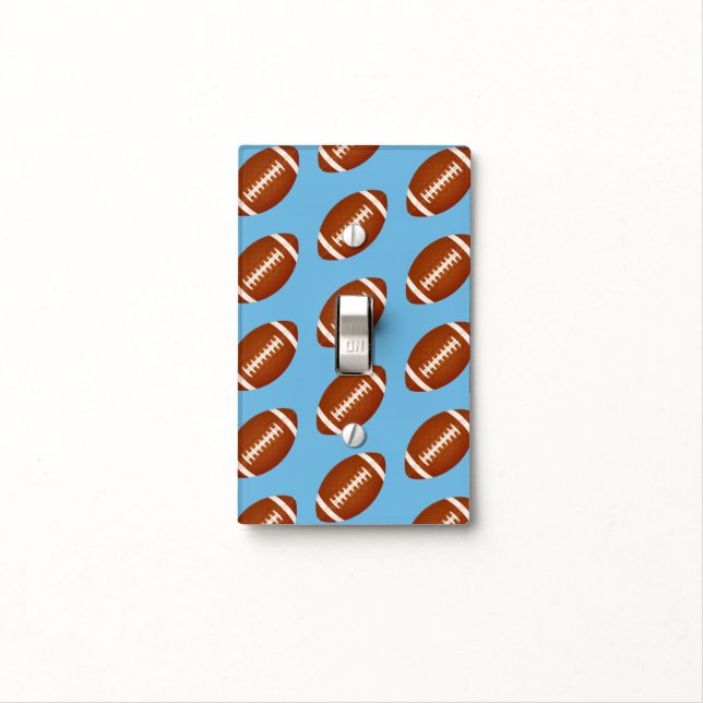 Sports Football Light Switch Cover (In Situ)