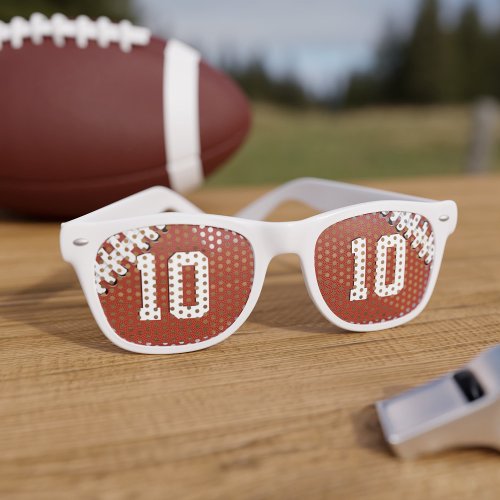 Sports Football Theme Birthday Sunglasses