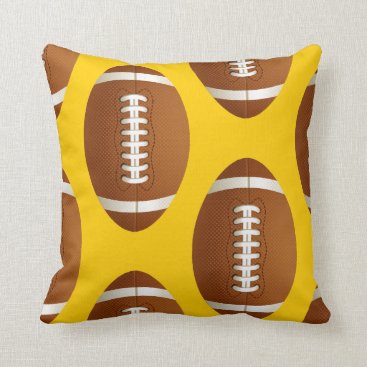 sports football throw pillow