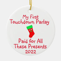 Sports Gambling Ceramic Ornament