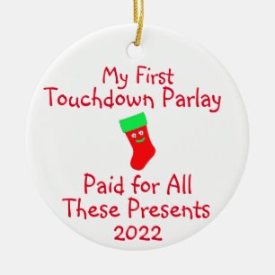 Sports Gambling Ceramic Ornament