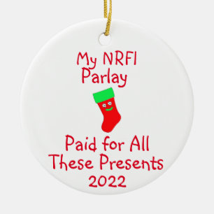 Sports Gambling Ceramic Ornament