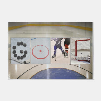Sports Game Decor, Hockey Playground Doormat