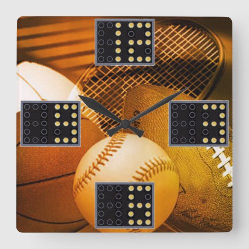 Sports Game Wall Clock