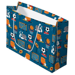 Sports Games Large Gift Bag